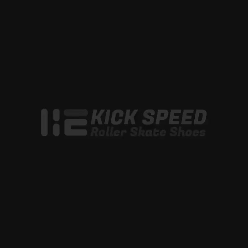 product video of white Kick Speed Triple Arc MID roller shoes with wheels
