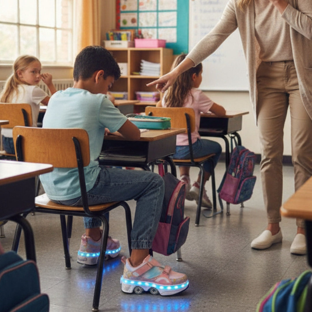 Are Heelys Allowed in School in 2026? The Complete Parent Guide to School Rules + Why Kick Speed Roller Skate Shoes With Hidden Pop-Out Wheels Are the Smart Choice