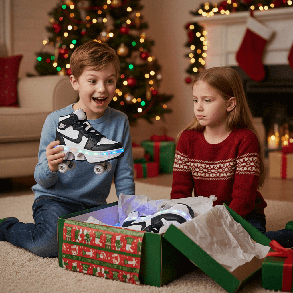 Best Christmas Gifts for Kids Who Love to Skate – Kick Speed™ LED Roller Shoes