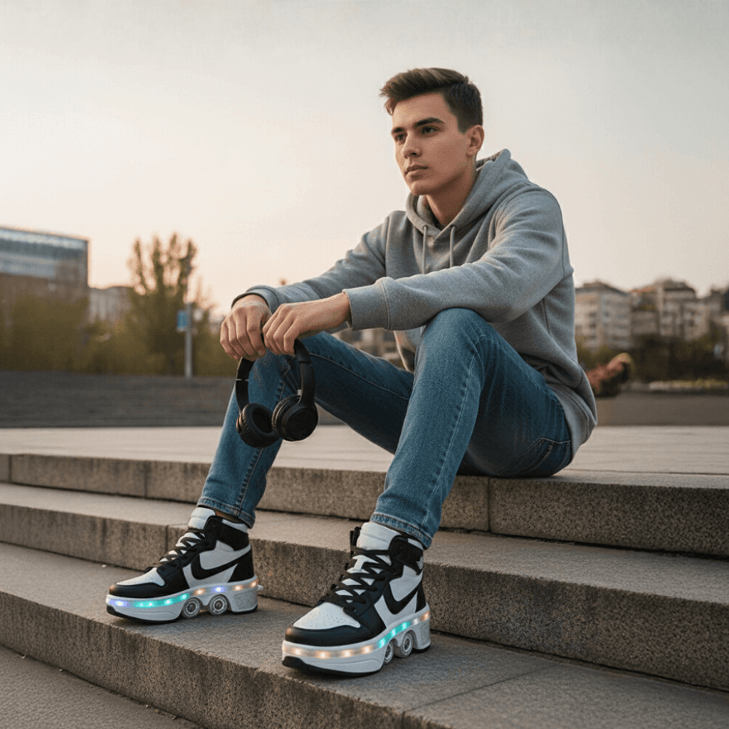 Why LED Shoes With Wheels Are the New Streetwear Trend