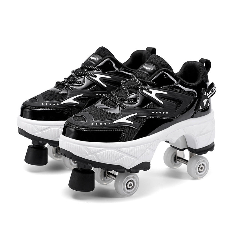 shoes with wheels with toe stops