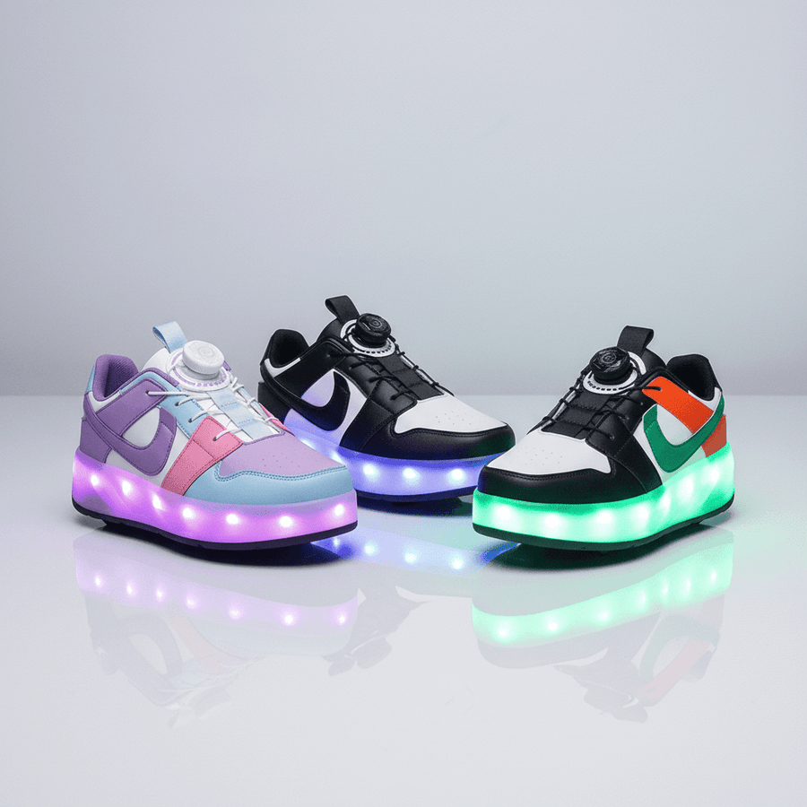 Low-Top Heel Wheel Roller Shoes