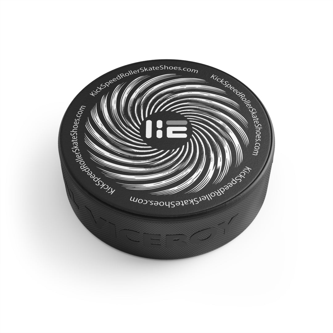 Kick Speed™ Hypnotic Logo Hockey Puck