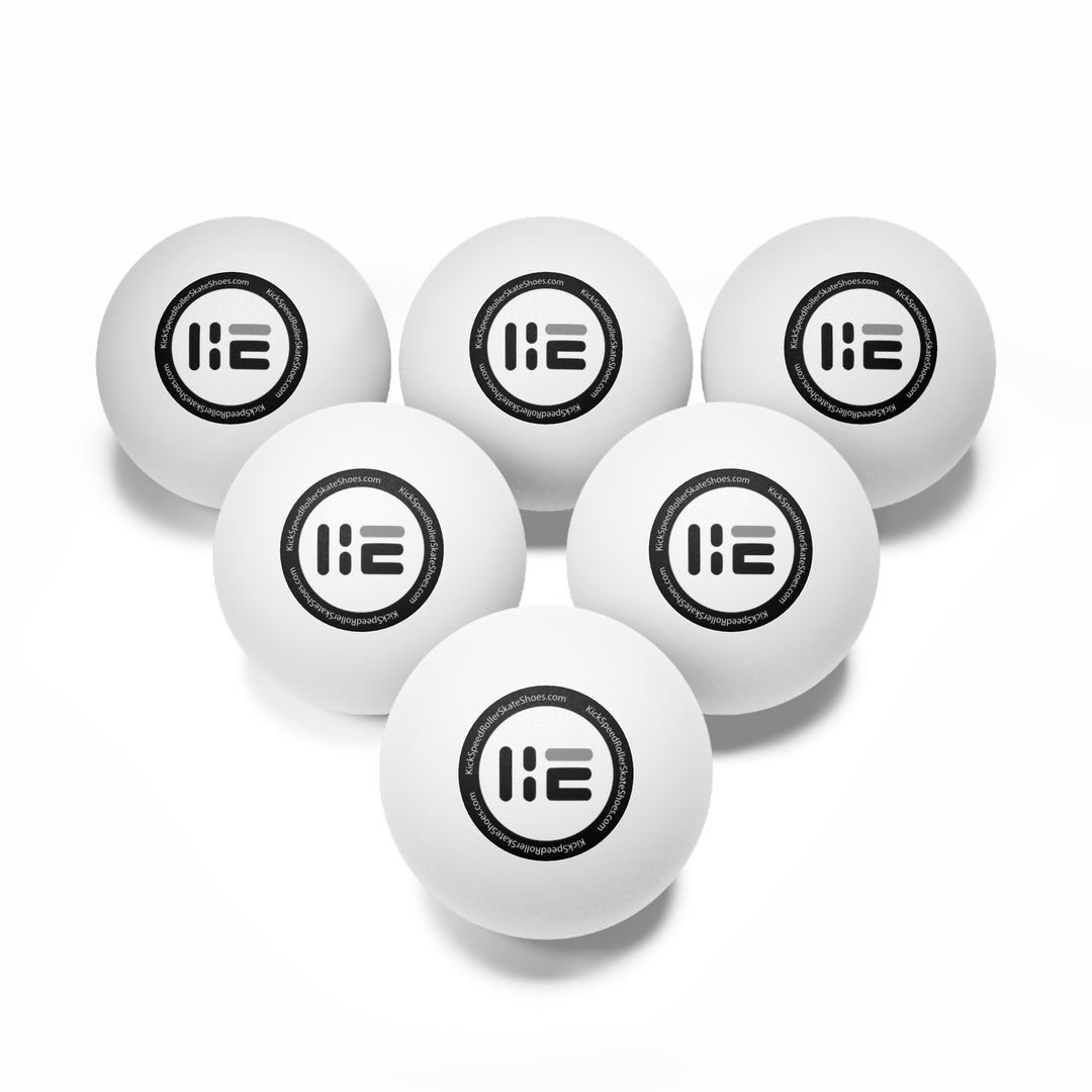 Kick Speed™ Ping Pong Balls, 6 pcs