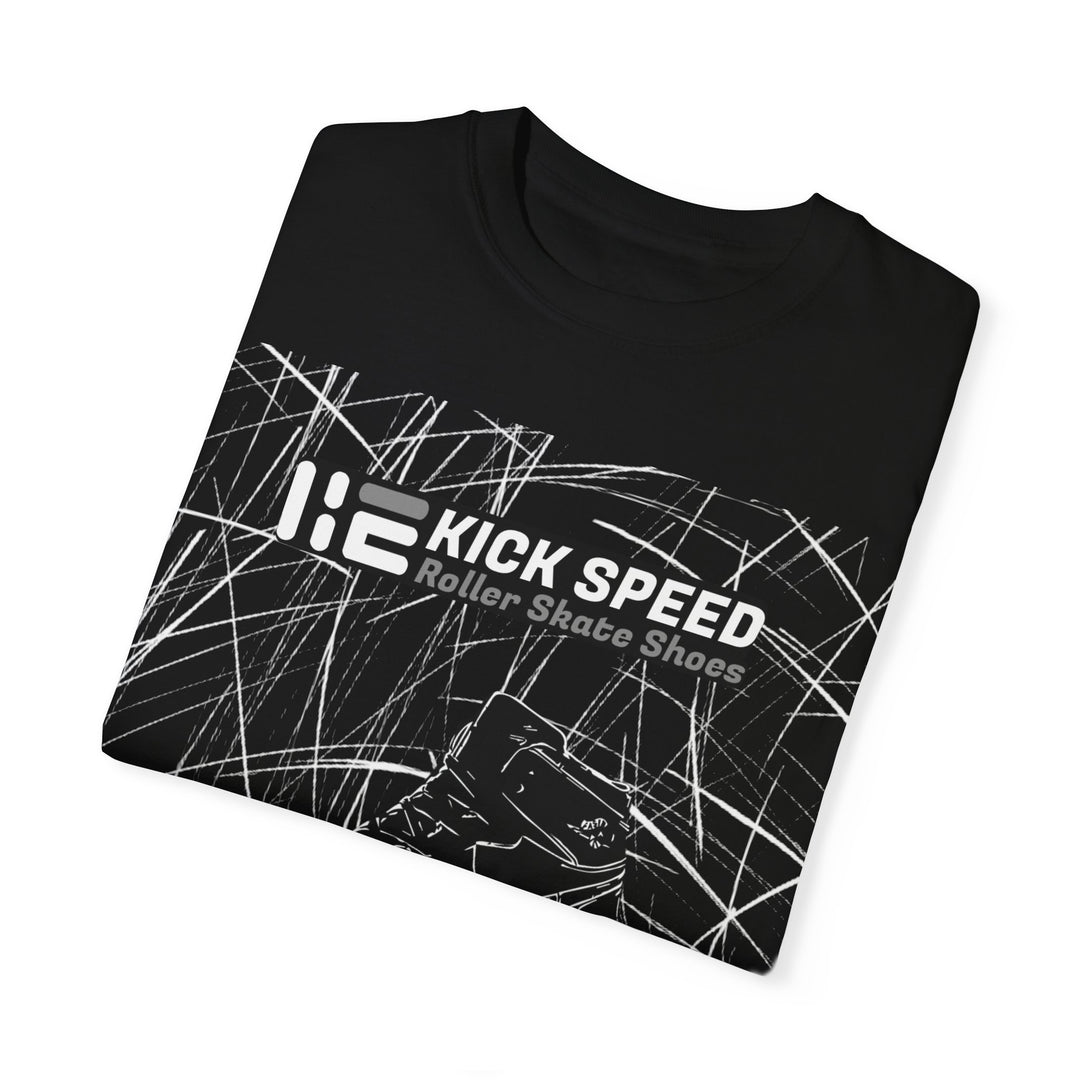 Kick Speed™ Roller Sketch Unisex Garment-Dyed T-Shirt