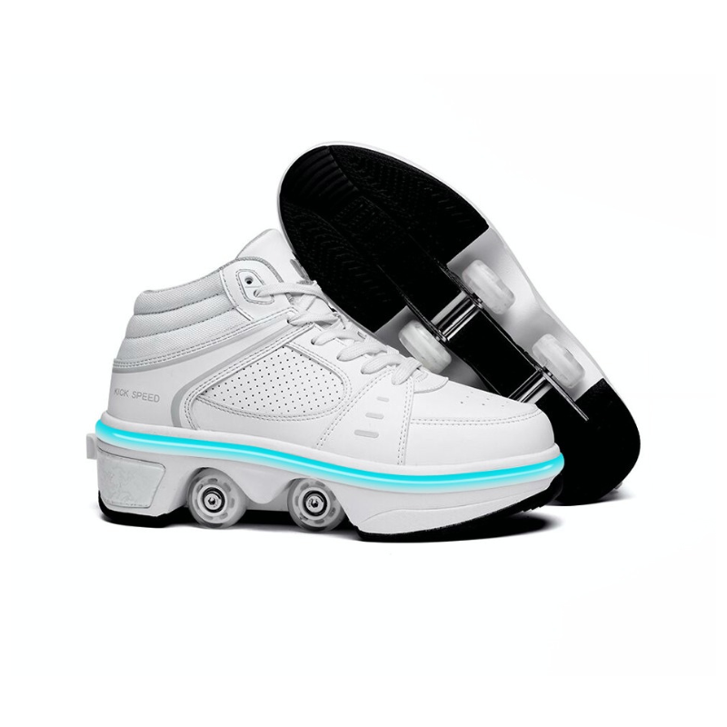 shoes with wheels and led lights
