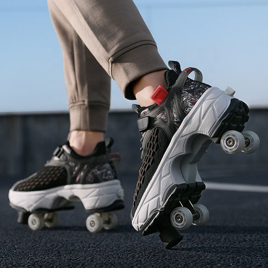 skate shoes with wheels