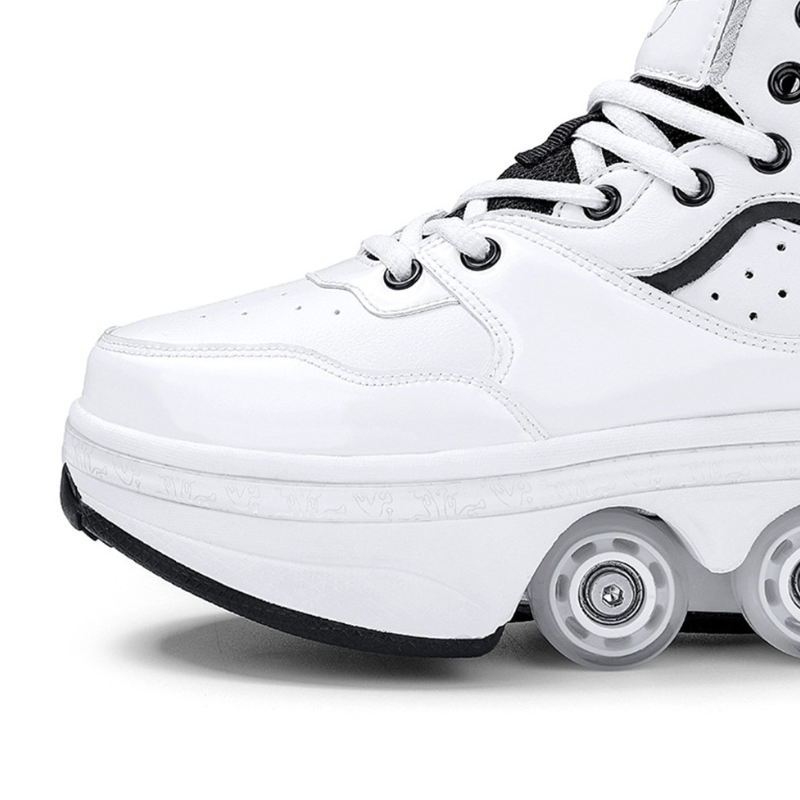 roller skate shoes white