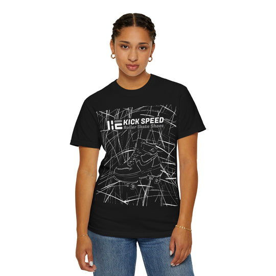 Kick Speed™ Roller Sketch Unisex Garment-Dyed T-Shirt