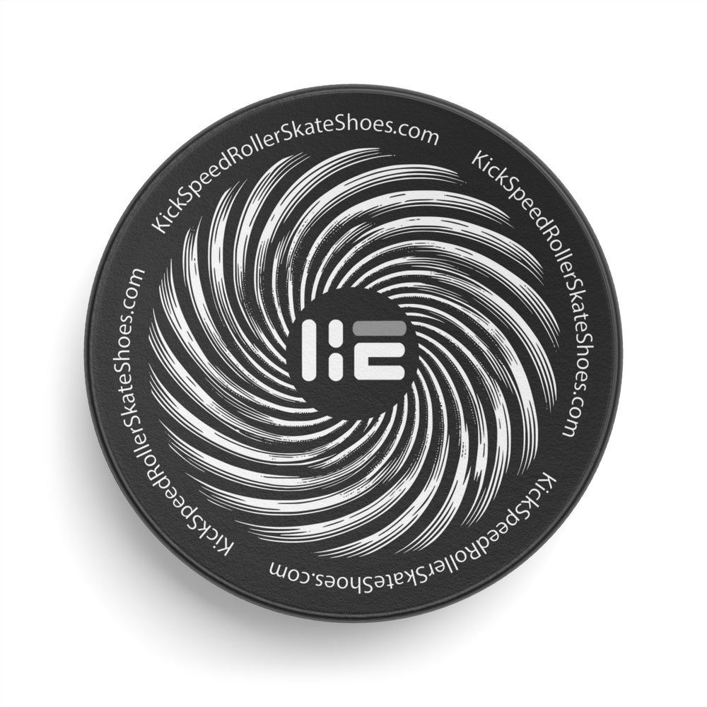 Kick Speed™ Hypnotic Logo Hockey Puck