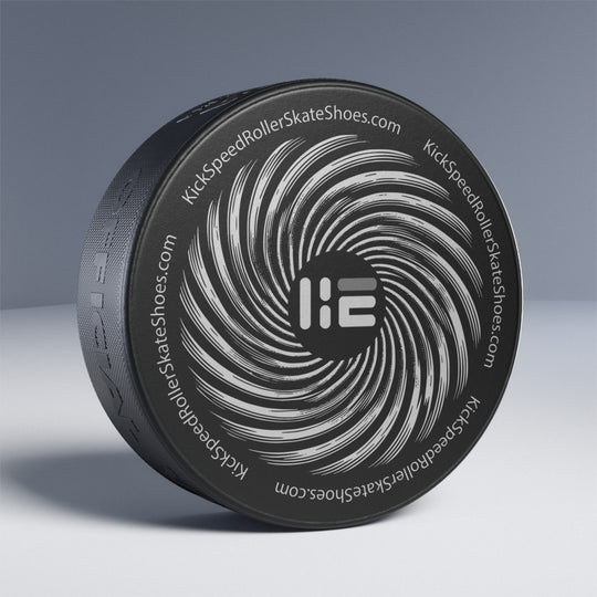 Kick Speed™ Hypnotic Logo Hockey Puck