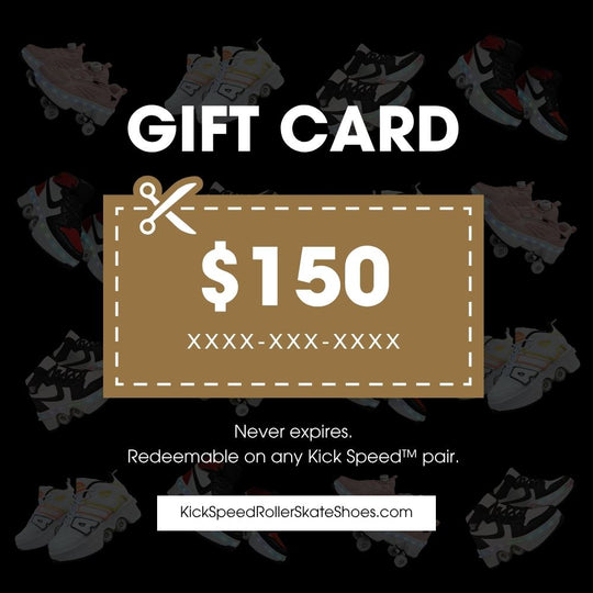 Kick Speed™ gift card $150