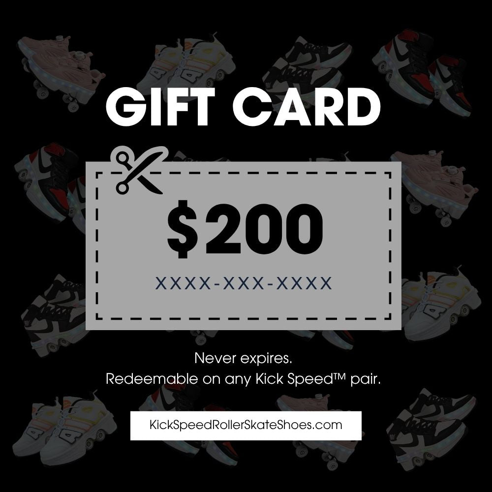 Kick Speed™ gift card $200