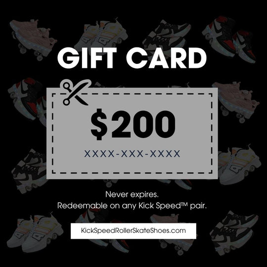 Kick Speed™ gift card $200