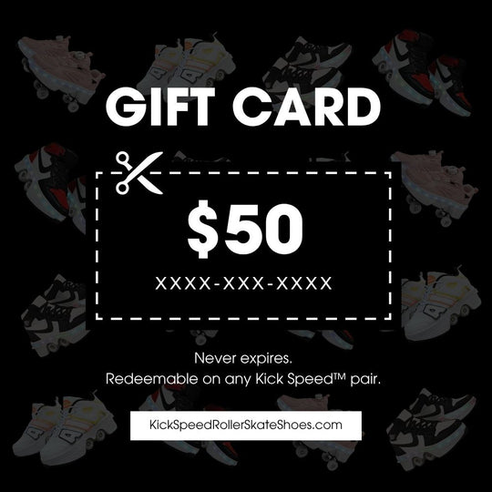 Kick Speed™ gift card $50