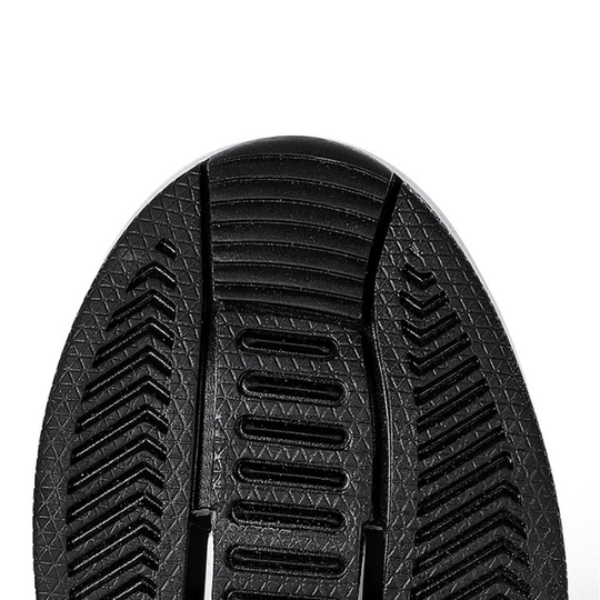 close up bottom sole photo of Kick Speed Pro-X Camo LOW Roller Skate Shoes showing tread pattern