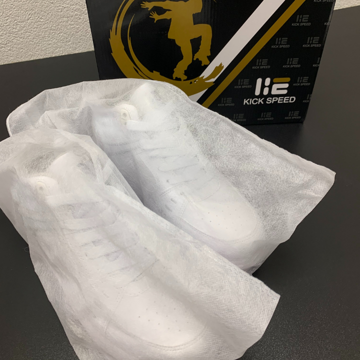 Kick Speed roller skate shoes unboxing photo with packaging and protective cover