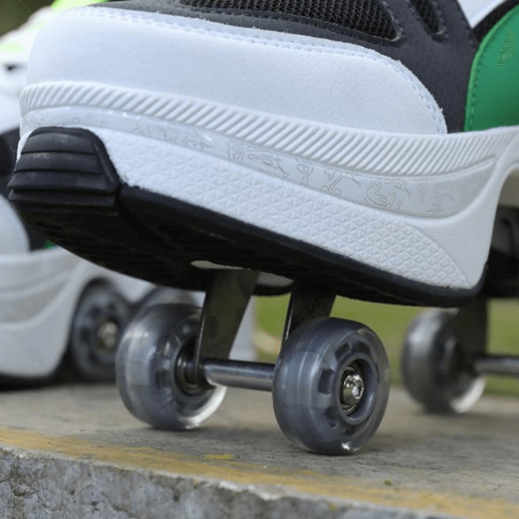 Green Kick Speed roller shoes for boys