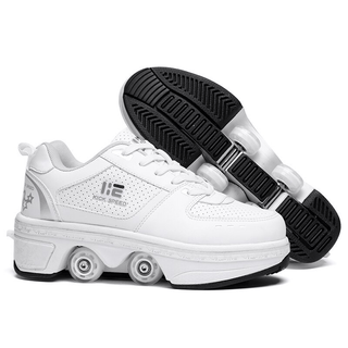 Kick Speed™ Original LOW White Roller Skate Shoes