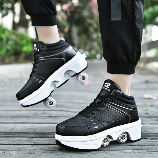 black roller skate shoes for adults